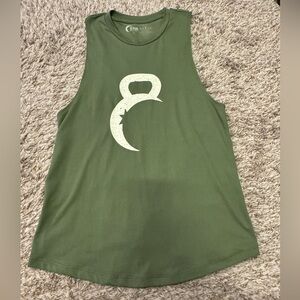 ZYIA Olive Green Kettle Moon Tank